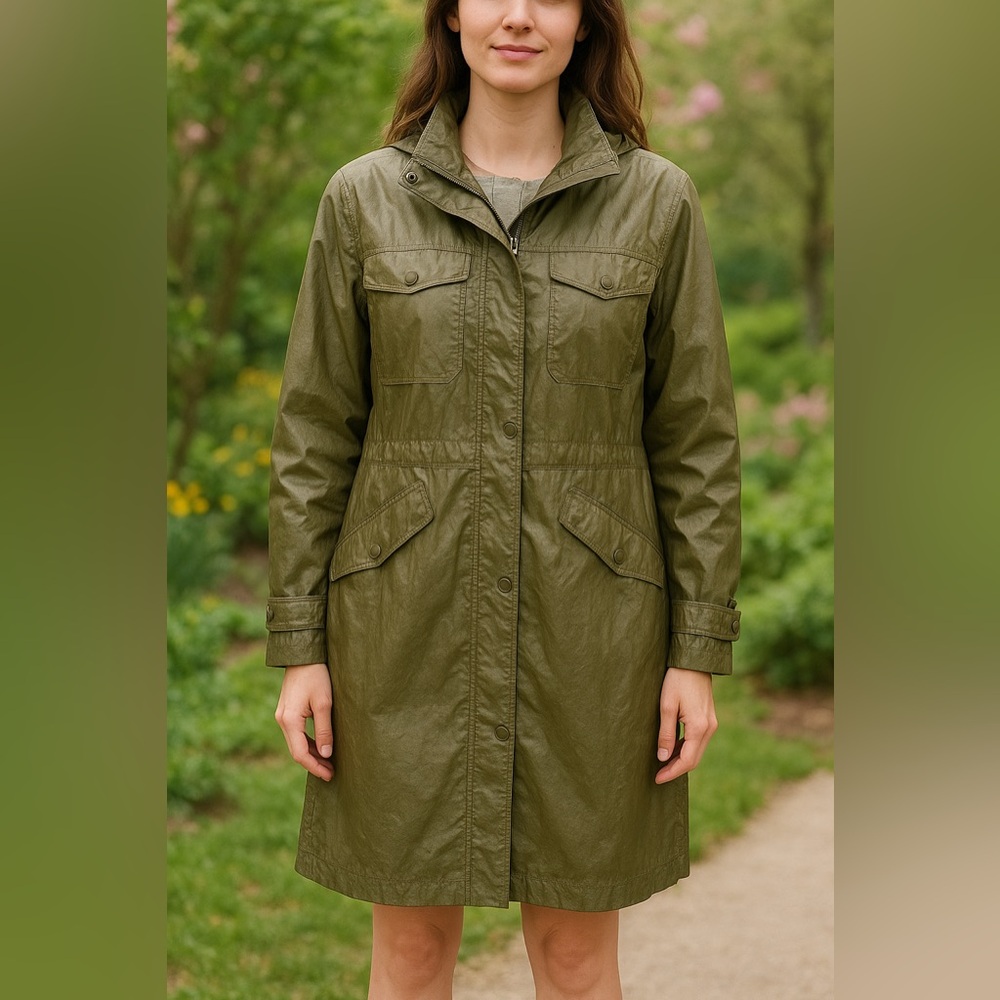 Kenneth Cole Reaction Khaki Utility Jacket